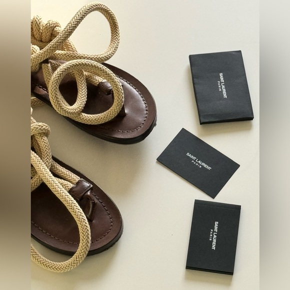 ‼️SOLD‼️Ysl Nu Pieds rope sandals - Picture 2 of 14